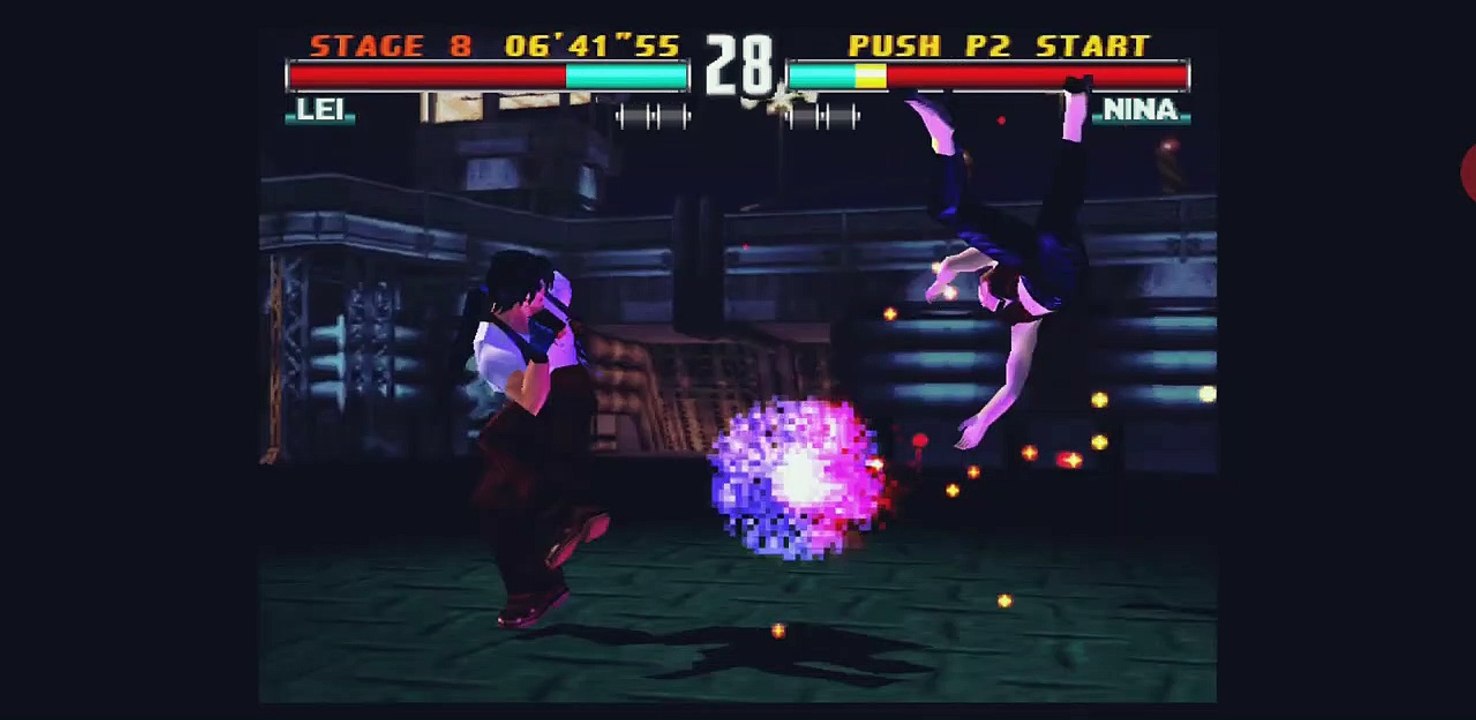 GREAT FIGHT LEI VS NINA IN TEKKEN 3 Ps1_HD