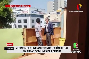 Si te afecta es noticia: Denuncian construcción ilegal en áreas comunes de edificio