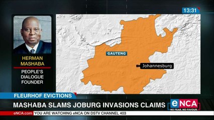 Mashaba slams Joburg invasions claims