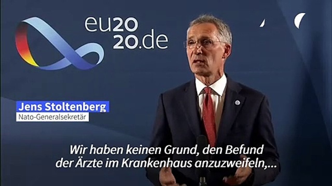 Fall Nawalny: Stoltenberg fordert Untersuchung