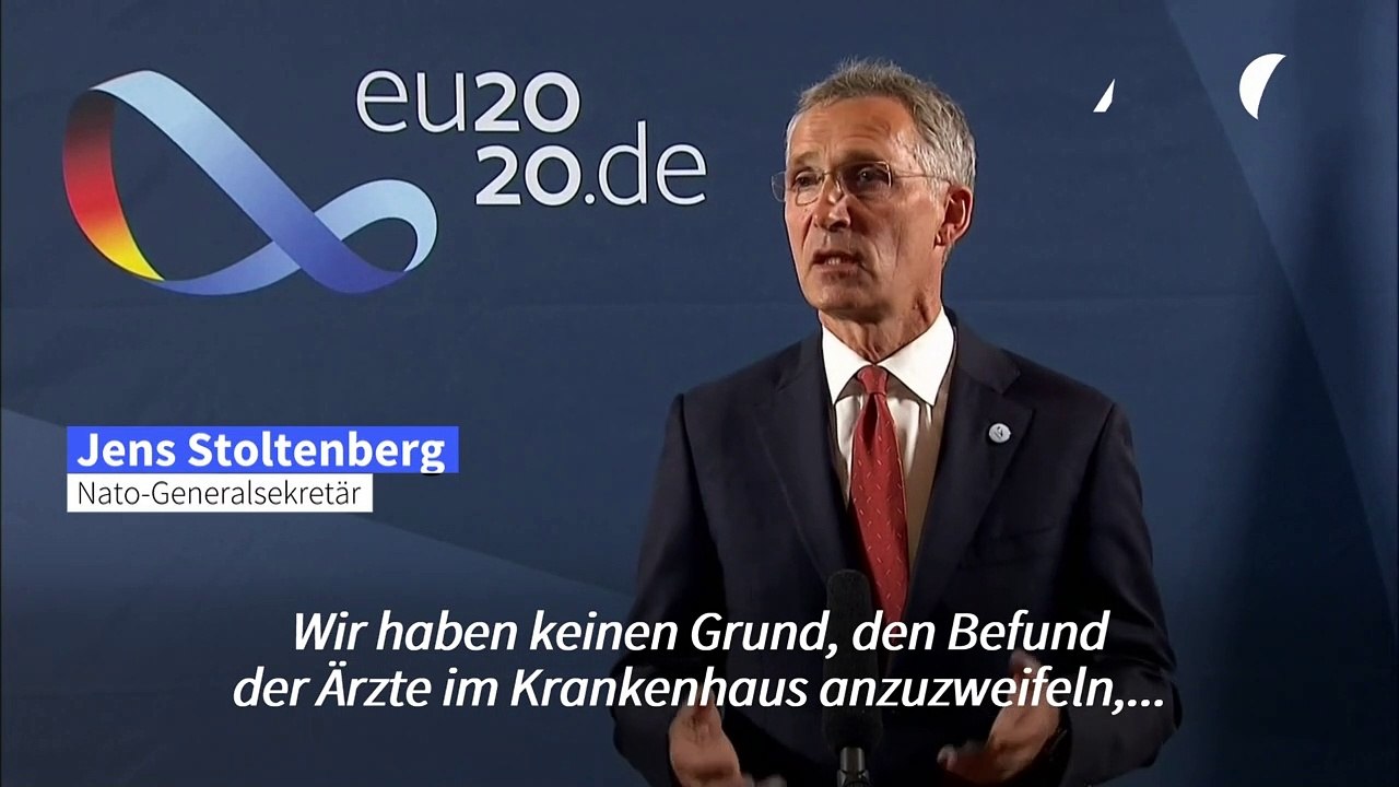 Fall nawalny: stoltenberg fordert untersuchung