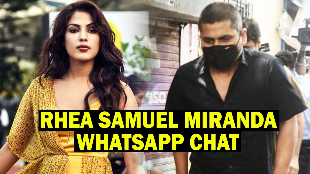 Sushant Singh Rajput Case : Rhea Chakraborty's Whatsapp Chats Expose Drug Conspiracy