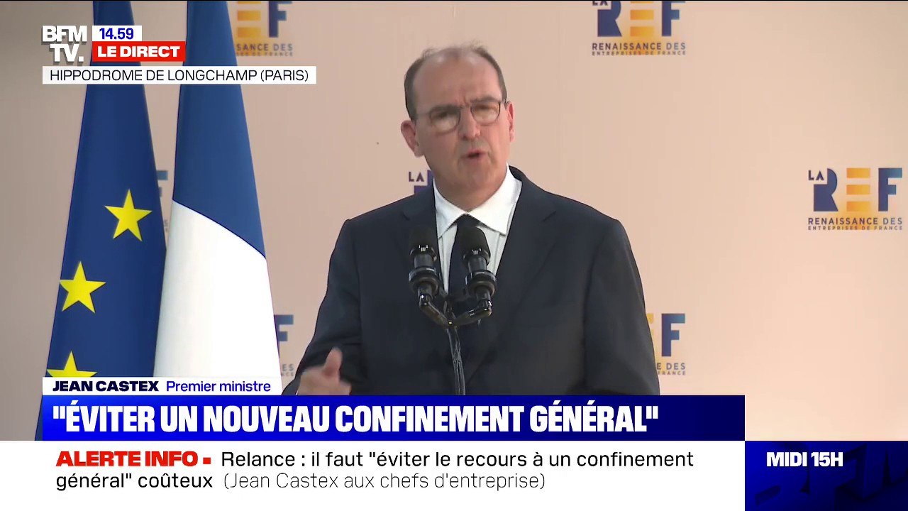 Télétravail: pour Jean Castex "nous avons des progrès à faire sur ce sujet'