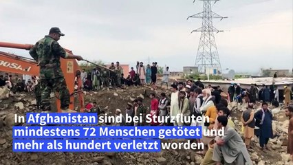 Mehr als 70 Tote durch Sturzfluten in Afghanistan