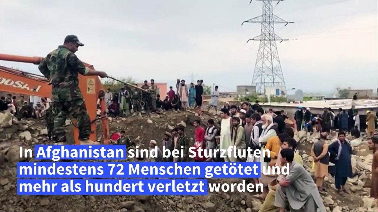Mehr als 70 Tote durch Sturzfluten in Afghanistan