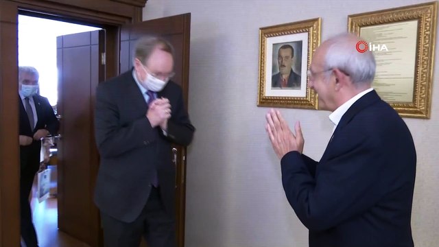 Kılıçdaroğlu, Avrupa Birliği Türkiye Delegasyonu Başkanı Büyükelçi Christian Berger’i kabul etti