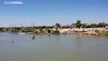 شاهد: شبح الجفاف يخيم على أنهار العراق بسبب شح تدفق المياه من تركيا وإيران