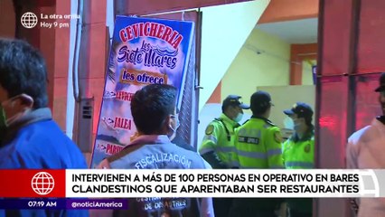 Intervinieron a más de 100 personas en bares clandestinos que aparentaban ser restaurantes | Primera Edición (HOY)