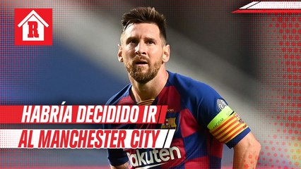 Lionel Messi habría decidido jugar con el Manchester City, aseguran en España
