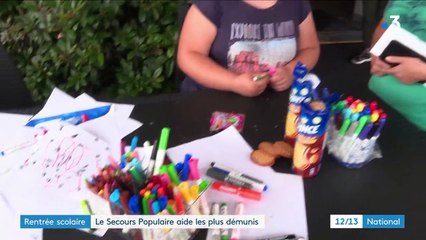 Rentrée scolaire : le Secours populaire aide les plus démunis