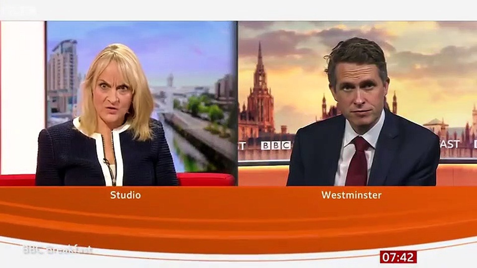 Dan Walker cuts off Gavin Williamson in heated BBC Breakfast row 'Stop talking!'