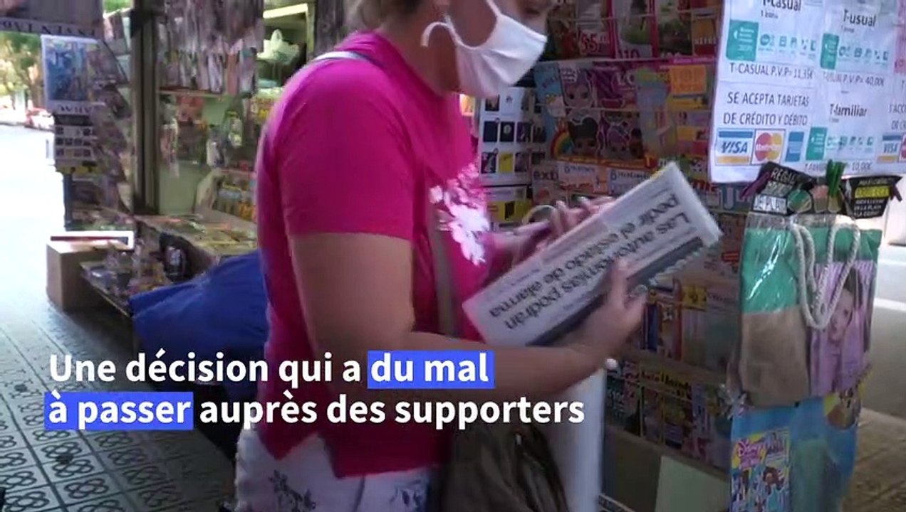 Football: Messi veut quitter le Barça, les supporters réagissent