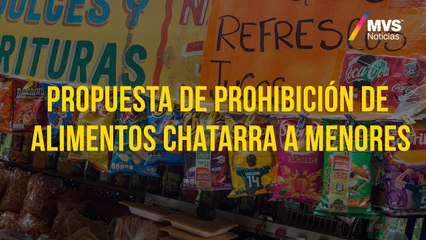 Propuesta de prohibición de alimentos chatarra a menores