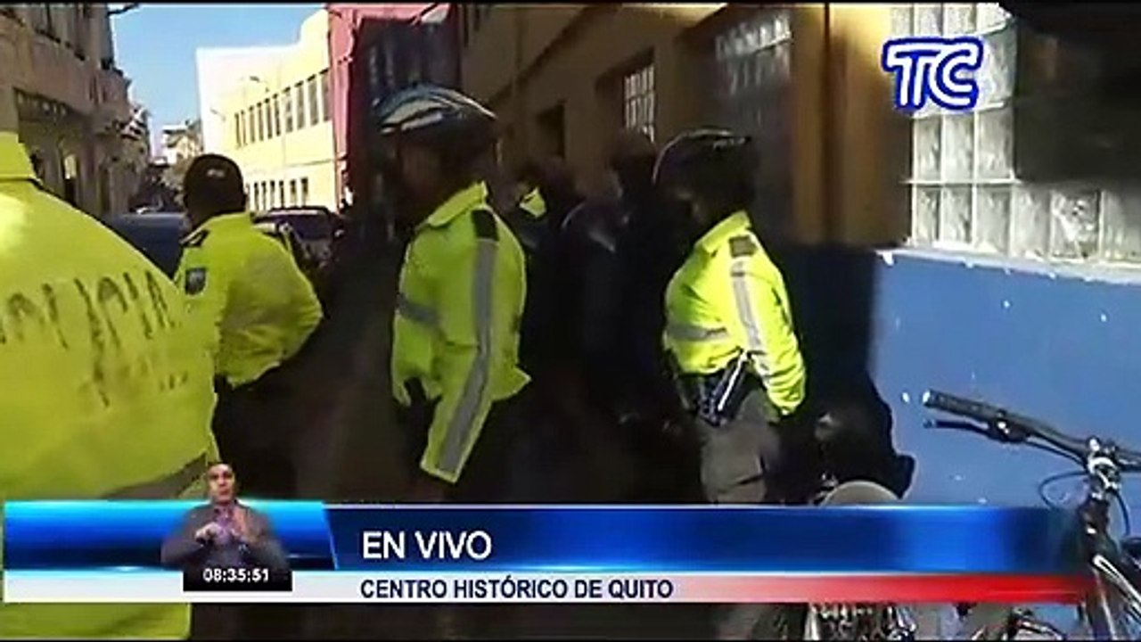 Moradores del Centro Histórico de Quito denunci...