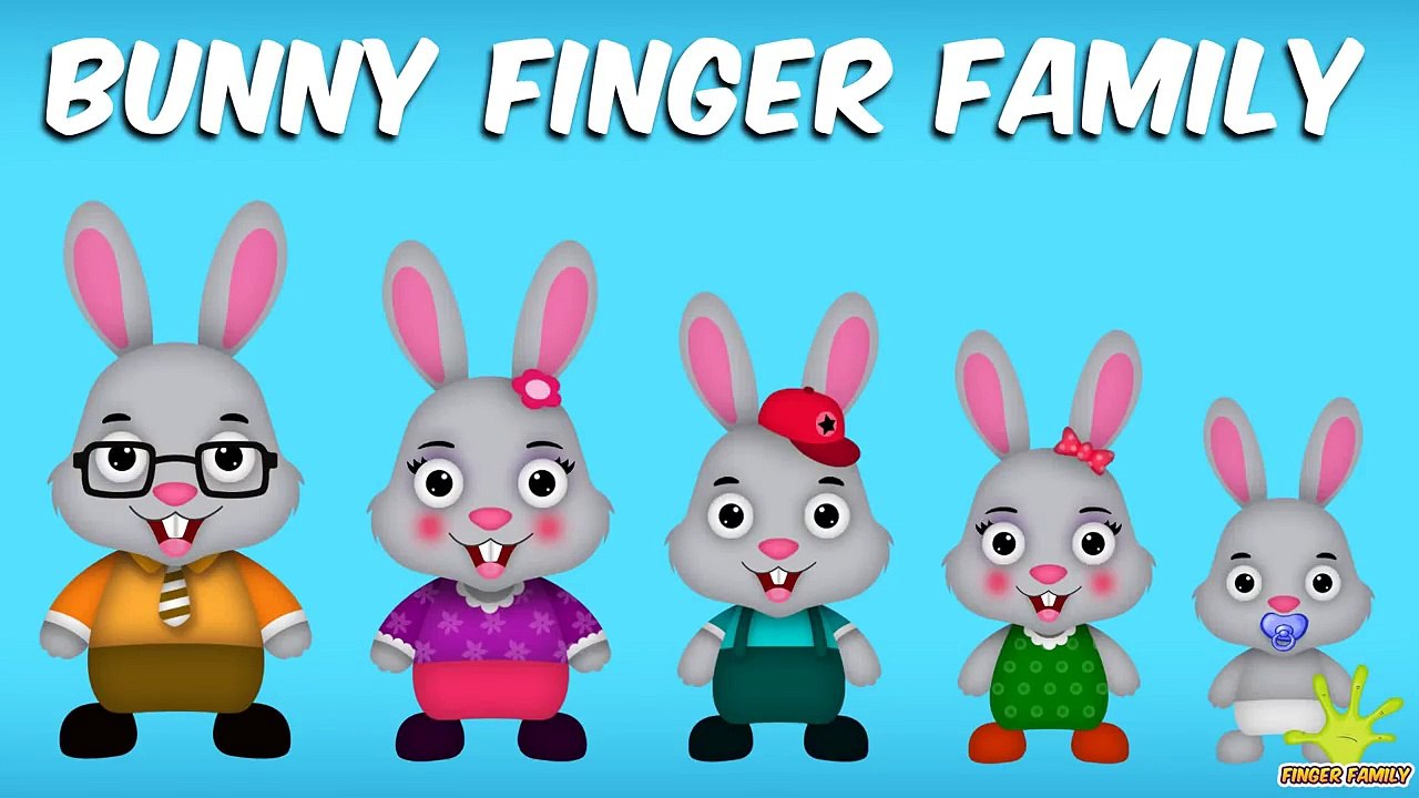 The Finger Family Bunny Family Nursery Rhyme Rabbit (Bunny) Finger