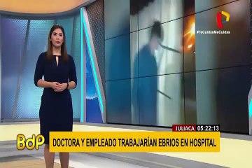 Juliaca: médicos son detenidos por laborar en presunto estado de ebriedad