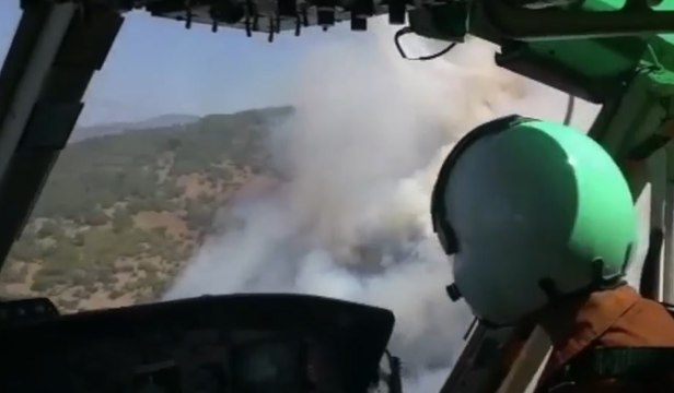 Tivoli (RM) - Vasto incendio di vegetazione vicino agriturismo (26.08.20)