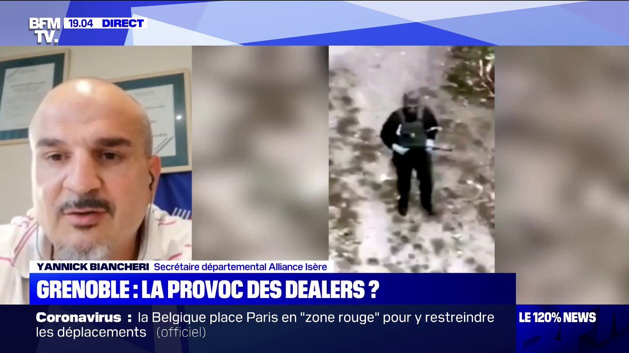 Dealers à Grenoble: pour Yannick Biancheri (Alliance), "d'habitude on n'exhibe pas les armes à Grenoble, on s'en sert"