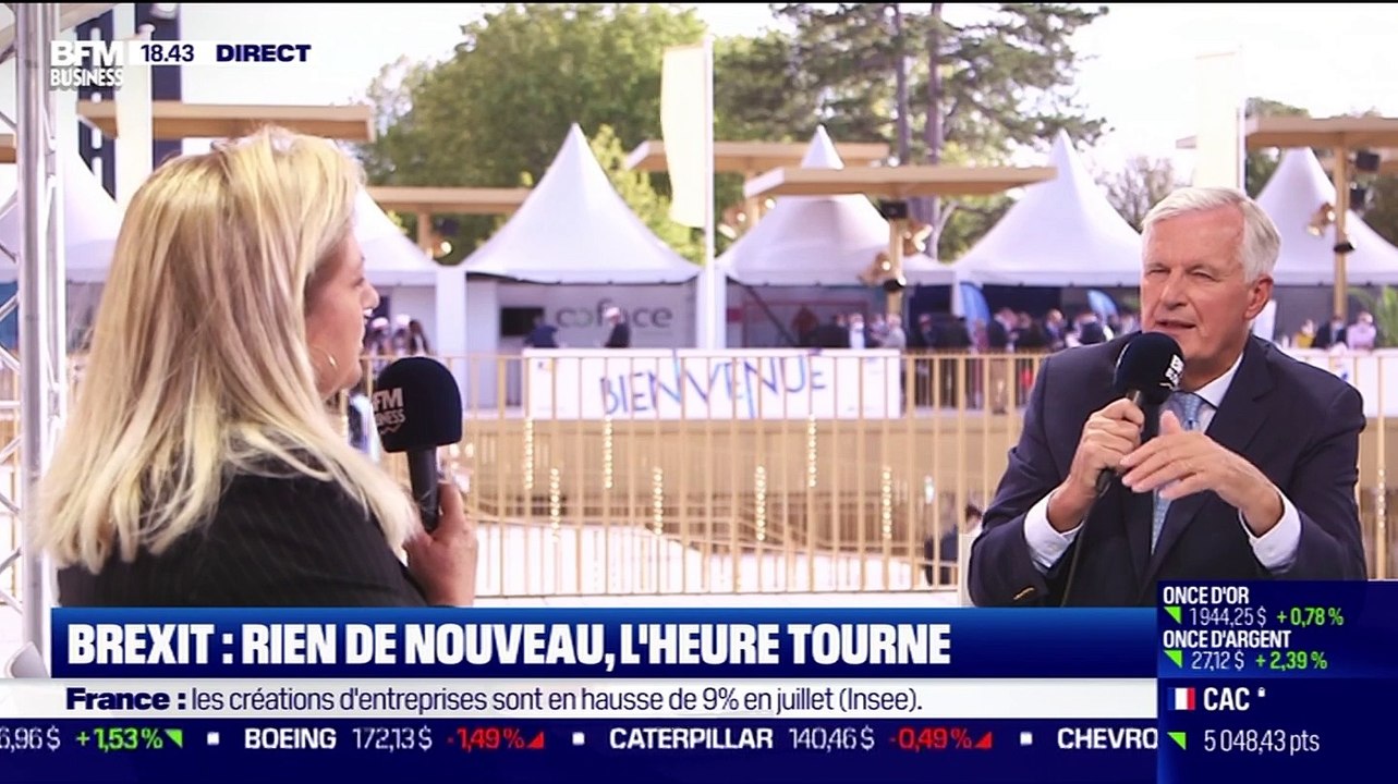 Michel Barnier (Task Force pour les relations avec le Royaume-Uni) : rien de nouveau dans le Brexit et l'heure tourne - 26/08