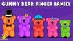The Finger Family Gummy Bear Family Nursery Rhyme - Gummy Bear Finger Family Songs