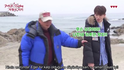 Strong Woman Do Bong Soon kamera arkası sahilde kalp çizimi