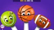 The Finger Family Sports Balls Family Nursery Rhyme - Sports Balls Finger Family Songs for kids