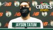 Jayson Tatum Practice Interview Celtics vs. Raptors BOYCOTT Update