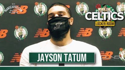 Download Video: Jayson Tatum Practice Interview Celtics vs. Raptors BOYCOTT Update