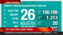 Son dakika haberi... Vaka sayısı ve can kaybı kaç oldu? 26 Ağustos koronavirüs tablosu