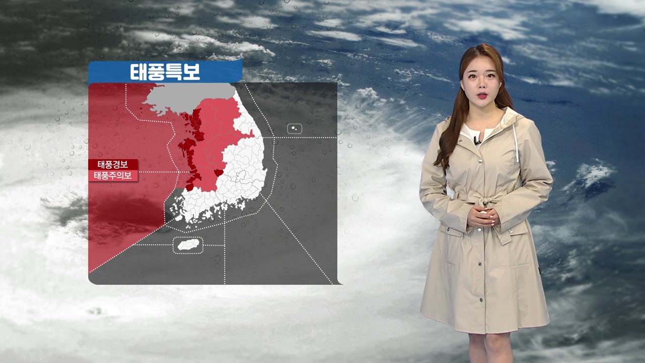 [날씨] 태풍 '바비' 강한 세력 유지한 채 북상...서울 '태풍 경보' / YTN