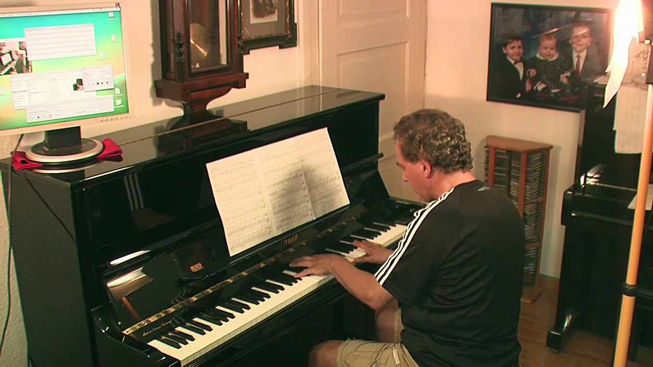 Ludwig van Beethoven, Sonate Nr. 14 op 27 Nr.2 1.Satz Mondschein by Geza Loso - lefthandpiano