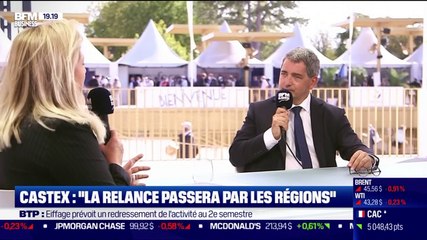 Jean Rottner (président de la région Grand Est) : "la relance passera par les régions", Jean Castex - 26/08