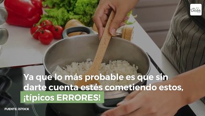 Errores que cometes al cocinar arroz Cocina Delirante