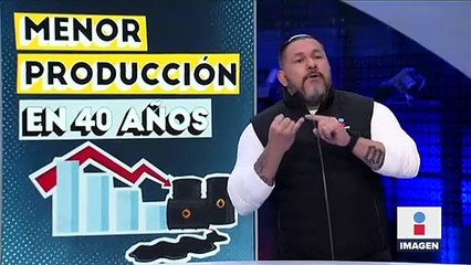 Producción de Pemex tiene la peor caída en 40 años