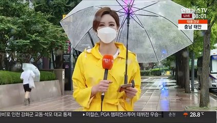 [날씨] 태풍 황해도 상륙…중부 낮까지 강한 바람
