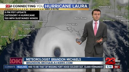 23ABC Evening weather update August 26, 2020