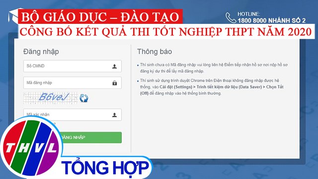 Chào buổi sáng (27/8/2020): Bộ Giáo dục - Đào tạo công bố kết quả thi tốt nghiệp THPT năm 2020