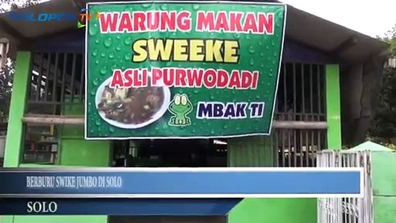 Berburu Swike Jumbo di Solo