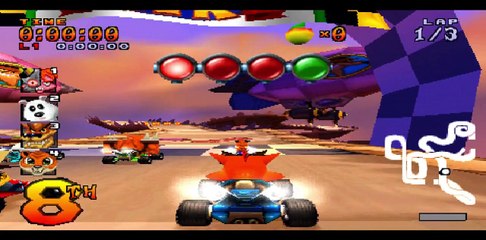 Crash CTR - Hot Air Skyway - PLAYSTATION SONY