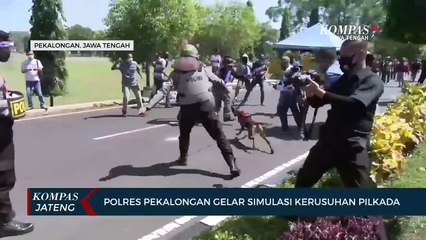 Video herunterladen: Polres Pekalongan Gelar Simulasi Kerusuhan Pilkada