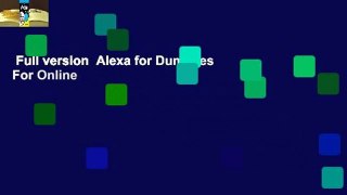 Full version  Alexa for Dummies  For Online