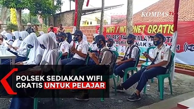 Polsek Rajapolah Sediakan Wifi Gratis Khusus Untuk Pelajar