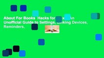 About For Books  Hacks for Alexa: An Unofficial Guide to Settings, Linking Devices, Reminders,