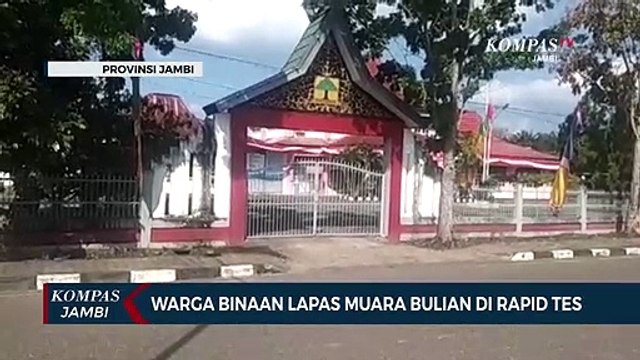 Warga Binaan Lapas Muara Bulian di Rapid Tes