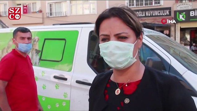 Selin vurduğu ilçede sokak hayvanları da unutulmadı