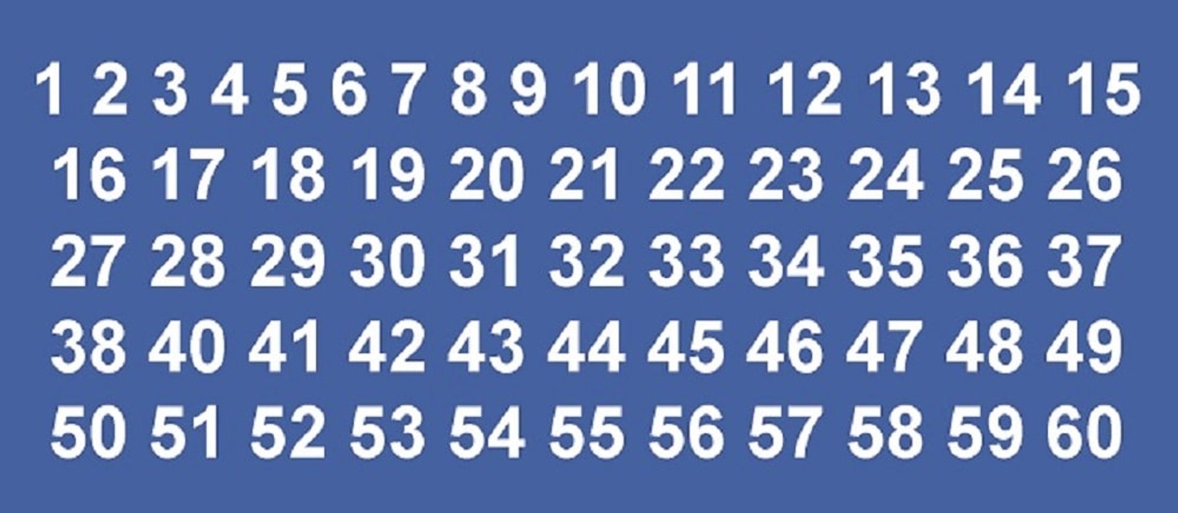 Arriverez-vous à trouver le chiffre manquant en moins de 10 secondes ?