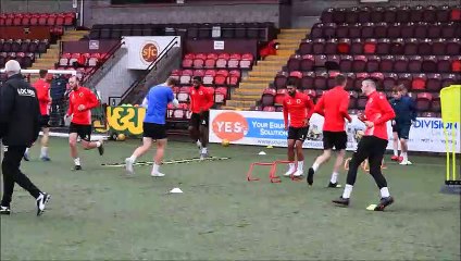 Stenhousemuir FC back for first-day pre-season training