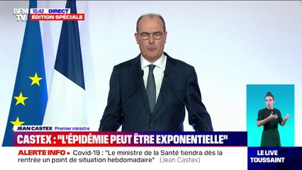 Jean Castex: "Notre objectif, c'est de tout faire pour éviter un reconfinement."