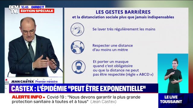 Jean Castex: Le port du masque est désormais obligatoire dans tous les espaces fermés où se trouvent plusieurs personnes