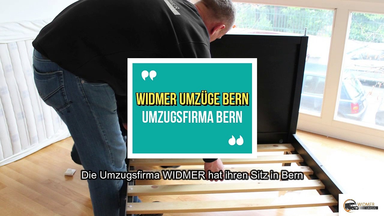Einfache Schritte zu einem WIDMER UMZÜGE BERN - Umzugsfirma in Bern | 031 550 0973